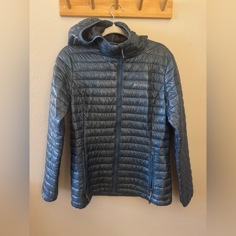 Columbia Blue Puffer Jacket